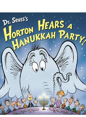 【现货】苏斯博士的霍顿听光明节派对Dr. Seuss's Horton Hears a Hanukkah Party!英文儿童绘本虚构类Leslie Kimmelman精装Rando
