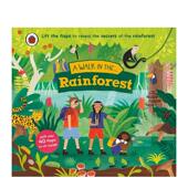 Ladybird Walk 预售 Rainforest英文儿童绘本动物生态环保3 雨林漫步A the 书 6岁纸板书进口原版