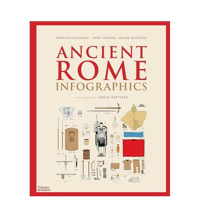 【现货】古罗马 信息图表Ancient Rome英文人文历史Nicolas Guillerat精装Thames   Hudson进口原版书9780500252628