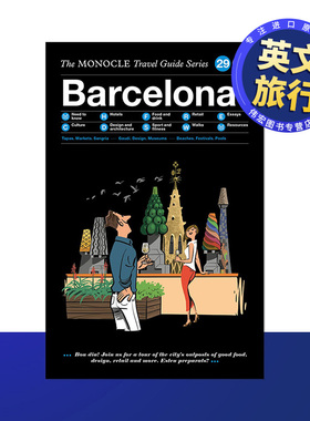 【现货】【Monocle旅行指南】巴塞罗那英文旅行进口原版外版书精装【Monocle Travel Guide】Barcelona Tyler Brule Die Gest