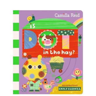 Camilla纸板书Macmillan 预售 the Children 6岁进口原版 Dot Books3 小点点藏在干草堆里吗Is 书97 Hay?英文儿童趣味Reid
