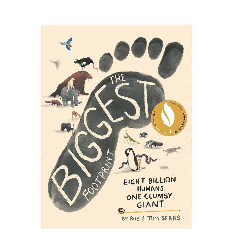 【现货】大脚印The Biggest Footprint英文青少年读物Tom Sears精装Canongate3-6岁进口原版书9781838853495