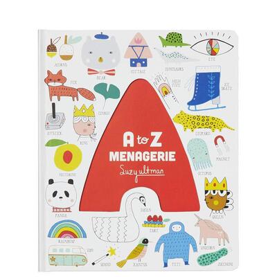 【现货】从A到Z动物园A to Z Menagerie英文儿童自然拼读Ultman纸板书Chronicle Books3-6岁进口原版书9781452177113