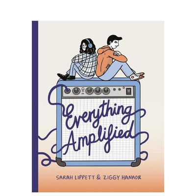 【预售】青春放大器成长图像小说Everything Amplified英文儿童漫画Sarah LippettCicada精装进口原版书9781800660601
