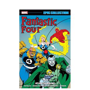 Four Rising Marvel Atlantis Collection Epic 书Fantastic 进口原版 神奇四侠史诗合集亚特兰蒂斯崛起英文漫画简装 预售
