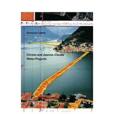 【预售】克里斯托和珍妮-克劳德 水之项目 同名展览配套图录Christo 英文艺术博物馆展览私人收藏画册Germano Celant平装Silvana进