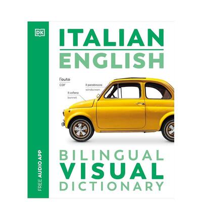 【现货】【DK双语视觉词典】意大利语英语【DK Bilingual Visual Dictionaries】Italian/English英文语言学习DK平装进口原版书DK