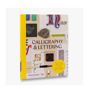 Hudson进 书法与文字 Thames Lach平装 Lettering英文艺术博物馆展览私人收藏画册Denise Calligraphy V&A 创客指南 现货