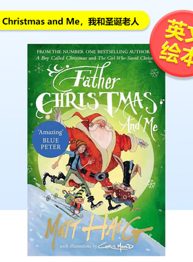 【预售】我和圣诞老人Father Christmas and Me英文儿童绘本虚构类Matt Haig精装9-12岁Canongate进口原版书9781786890689
