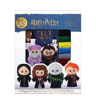 Potter Felt英文手工制作Deborah 书9781 预售 5173762 Press进口原版 哈利波特毛毡教程Harry Bay WildingThunder
