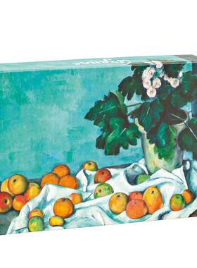 【预售】塞尚静物画问候卡Cezanne Still Lifes Flip Notecard Box英文文创卡牌teNeues盒装teNeues进口原版书9781623258276