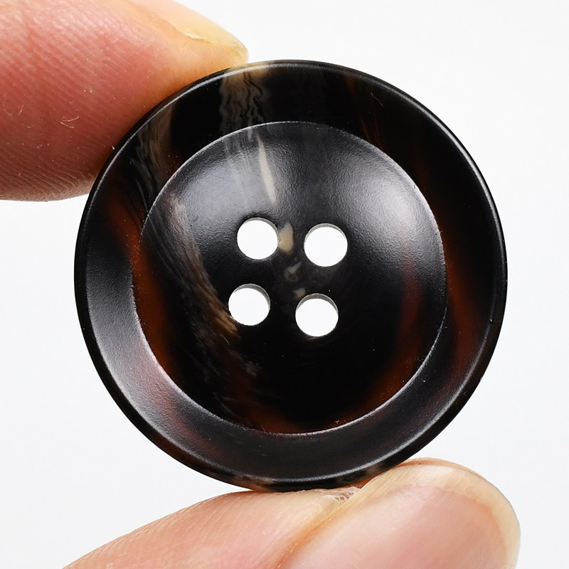 高档深咖色花纹哑光大衣扣男女咖色风衣毛衣开衫扣子西装裤子纽扣