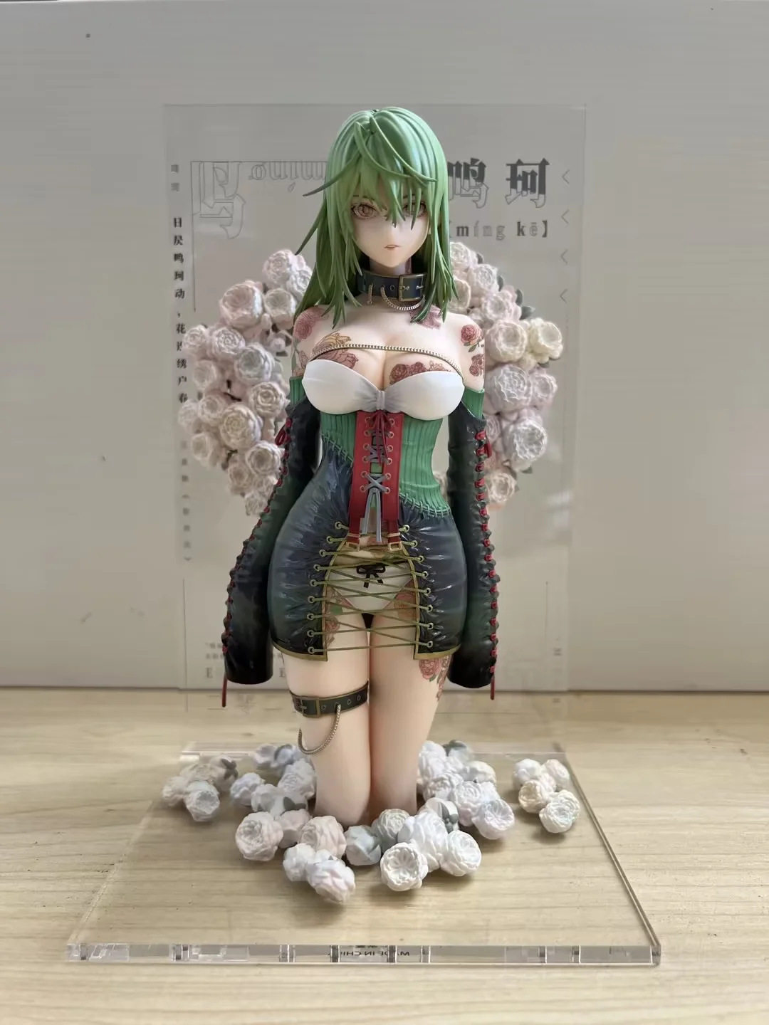 【兔子哥】动漫 手办二次元美少女 跪姿少女 月季鸣珂 摆件figure