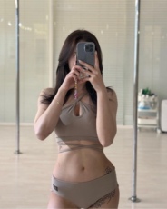 костюм pole dance 【koly】韩国绑带 系带瑜伽套装 钢管舞服heels