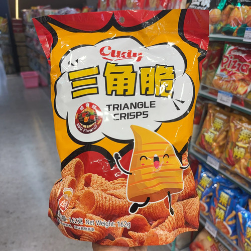 Cudy海苔原味脆薯条烧烤味三角脆
