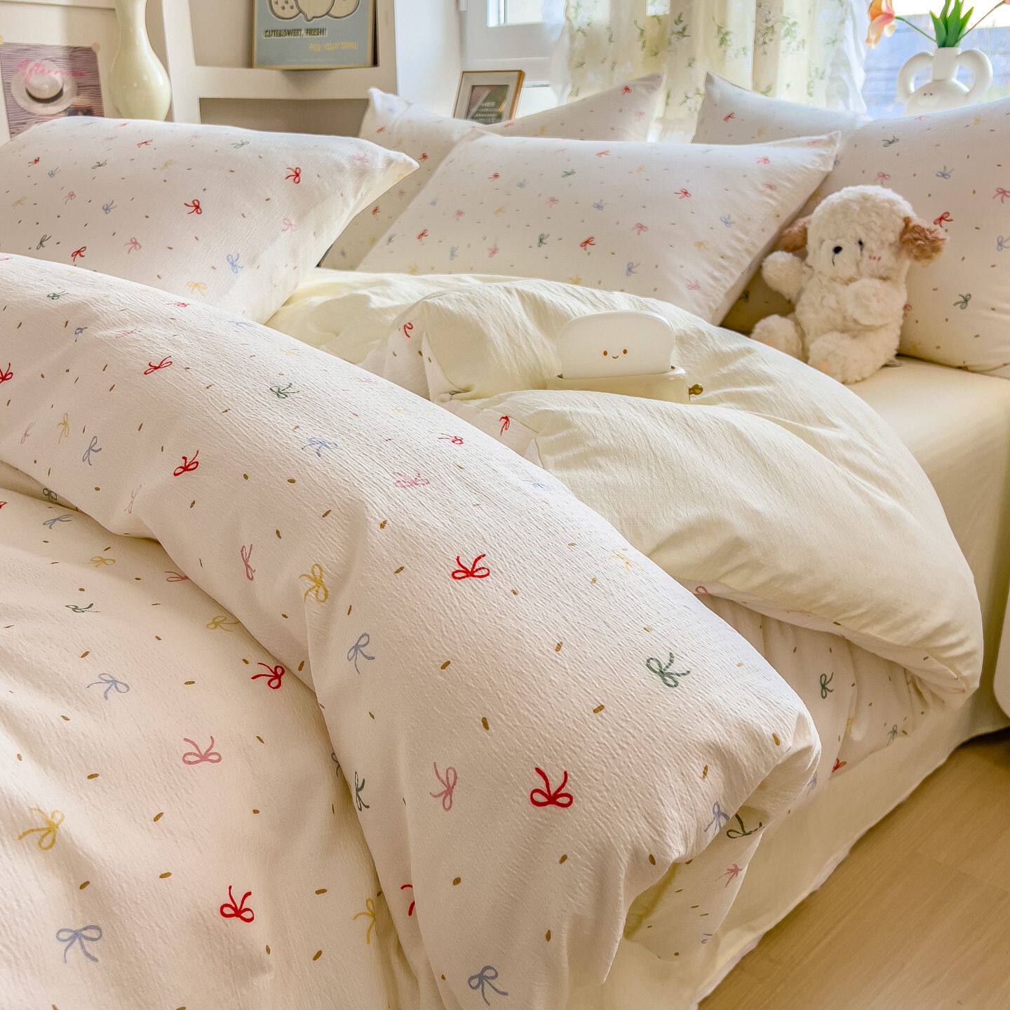 超柔针织被套单件150x200x230被罩单个被单三件套四件套学生宿舍