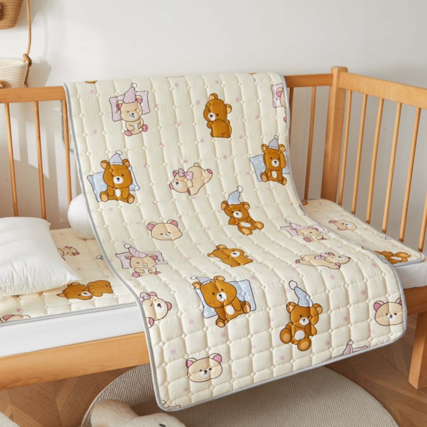 a类婴儿童幼儿园全棉床垫小褥子冬季拼接床薄软垫被纯棉宝宝床褥