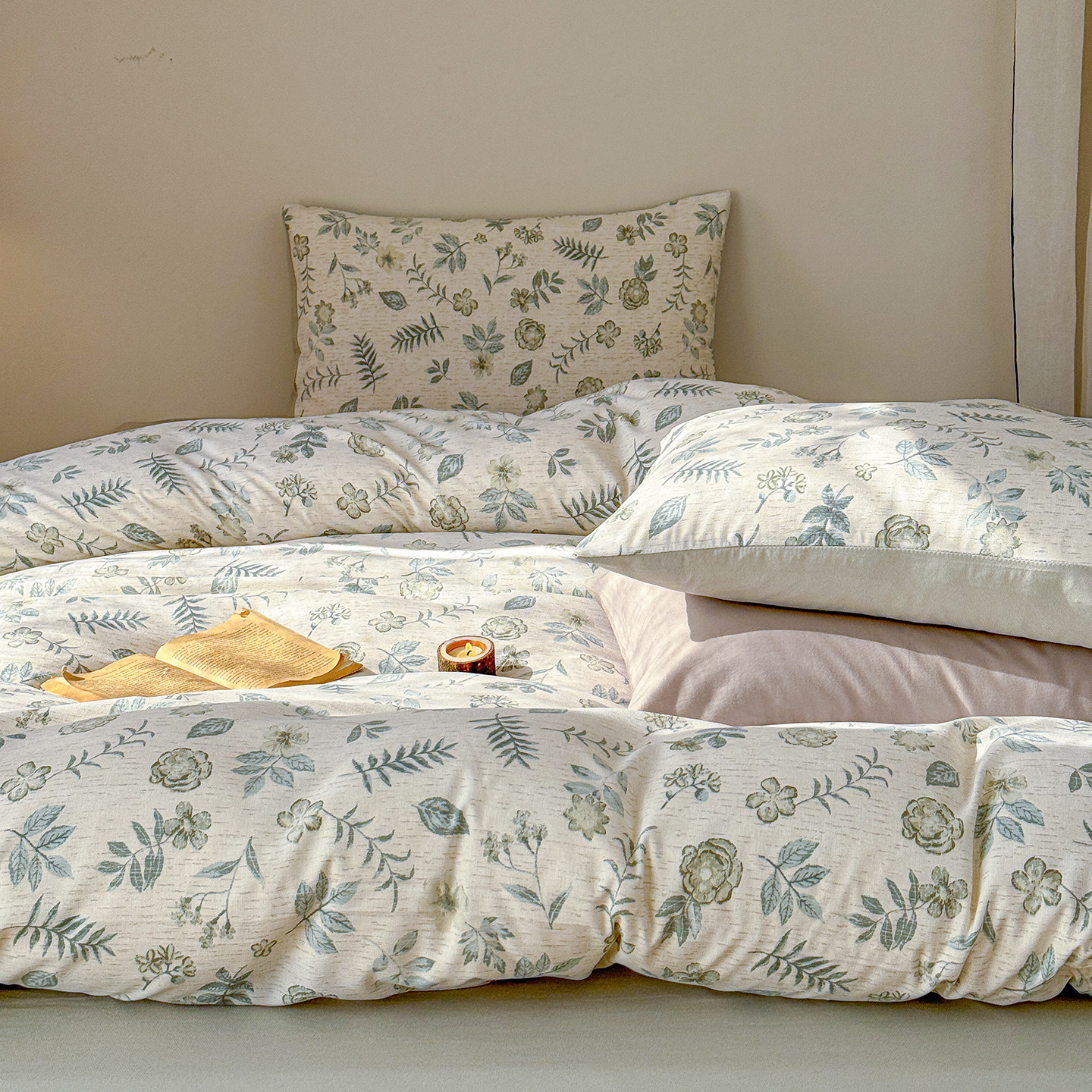 小碎花春夏季床上四件套田园风被套床单非全棉纯棉学生宿舍三件套