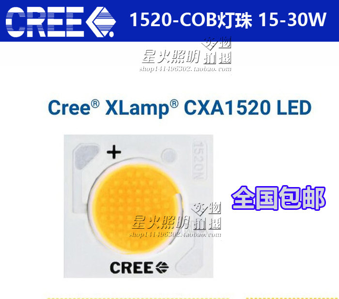 美国COB高亮30W大功率灯珠