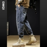 Ретро прямые свободные джинсы, штаны, осенние, в американском стиле, оверсайз, большой размер