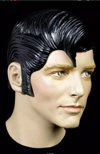 猫王假发搞怪头套乳胶男女假发变装整盅创意玩具酒吧舞会模特道具