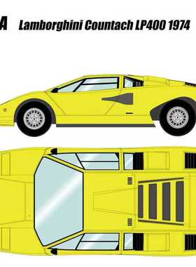 MAKEUP MU 1:18兰博基尼Countach LP400 1974汽车模型EML195