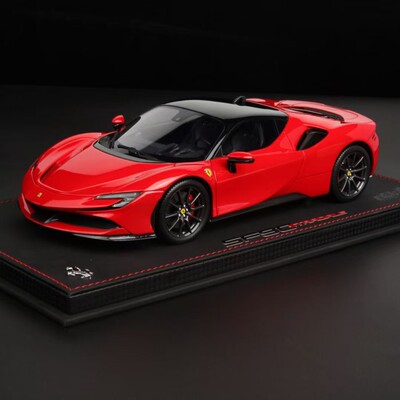 BBR 1/18 法拉利Ferrari SF90 Stradale Rosso crosa标红