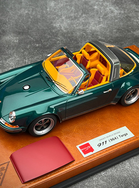 沙沙汽车模型MAKEUP MU 1:18保时捷Singer 911 964 Targa树脂收藏