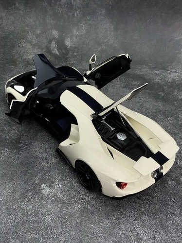 Модель автомобиля Шаша Autoart Alto 1:18 Ford GT HERITAGE EDITION, суперкар, полностью открытый