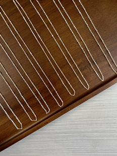 简约百搭小清新简约锁骨链珠子项链女小众ins风百搭bm风同款平替