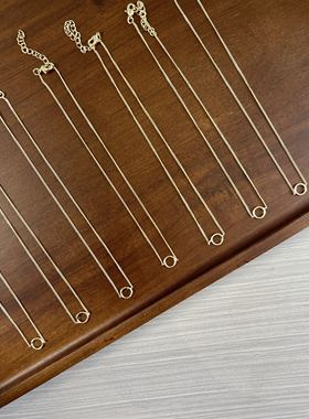 圆圈choker超精致简约颈链适合叠戴的项链小众女新款bm风同款平替