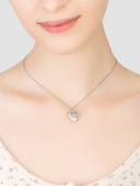 bm同款 BM平替 女简约百搭锁骨链 复古字母爱心刻字吊坠项链 ins风