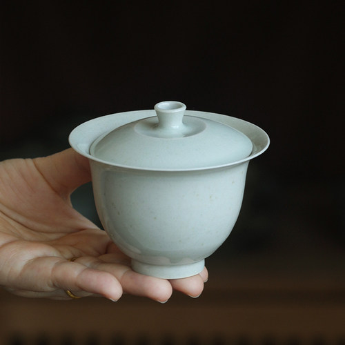 央美郭老师纯手工盖碗作品