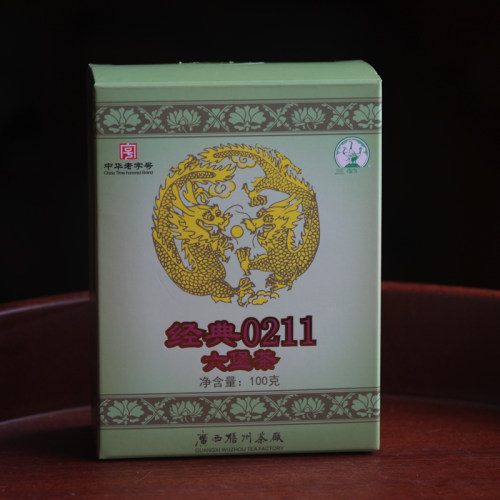 tea三鹤六堡经典特级醇甜黑茶
