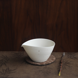 挑tea桃山房白驹水滴四方公道杯勻杯纯手工片口杯分茶断水佳陶瓷