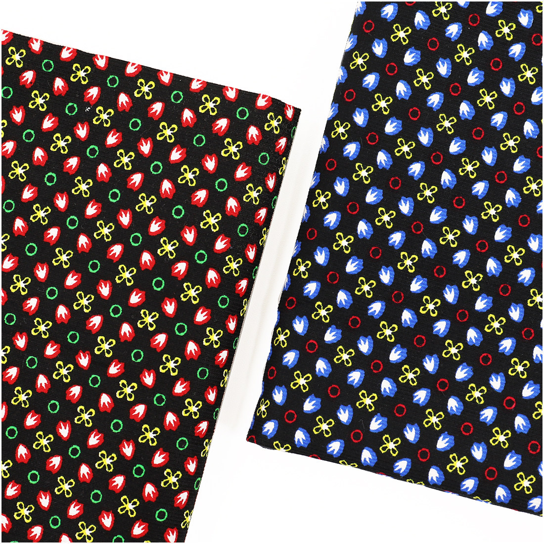 纯棉棉衣裤子小花细条绒布料