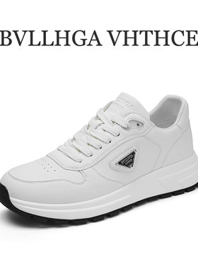 BVLLHGA VHTHCE 正品白色男鞋2026款真皮高端男女运动休闲鞋男鞋