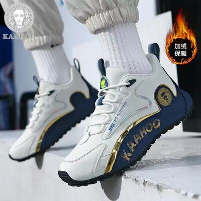 正品杜莎蕾奴2025秋冬新款加绒加棉时尚潮鞋运动休闲鞋手工帕拉鞋