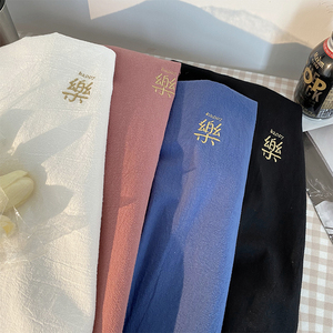 2025夏季棉麻短袖T恤宽松大码亚麻潮ins半袖刺绣短tee TX07 P20图片