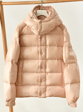 可拆卸帽面包服冬季保暖羽绒服鹅绒服 霞YR01 X3-4