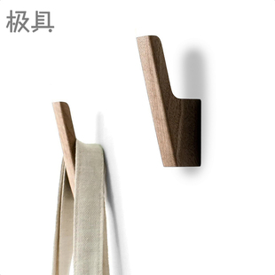 高级感创意入户门口马桶形状木质墙壁书包挂钩衣服挂钩大全单个装