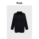 法式 气质外套 Life翻领单排扣流苏口袋针织开衫 女装 现货 Rouje