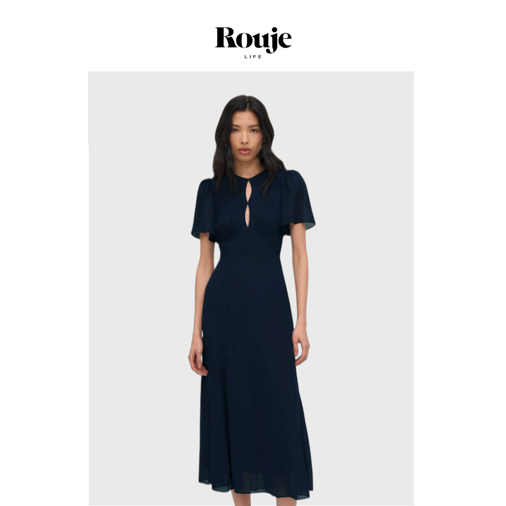 【现货】Rouje Life法式连衣裙小个子收腰气质穿搭初夏巨好看裙子