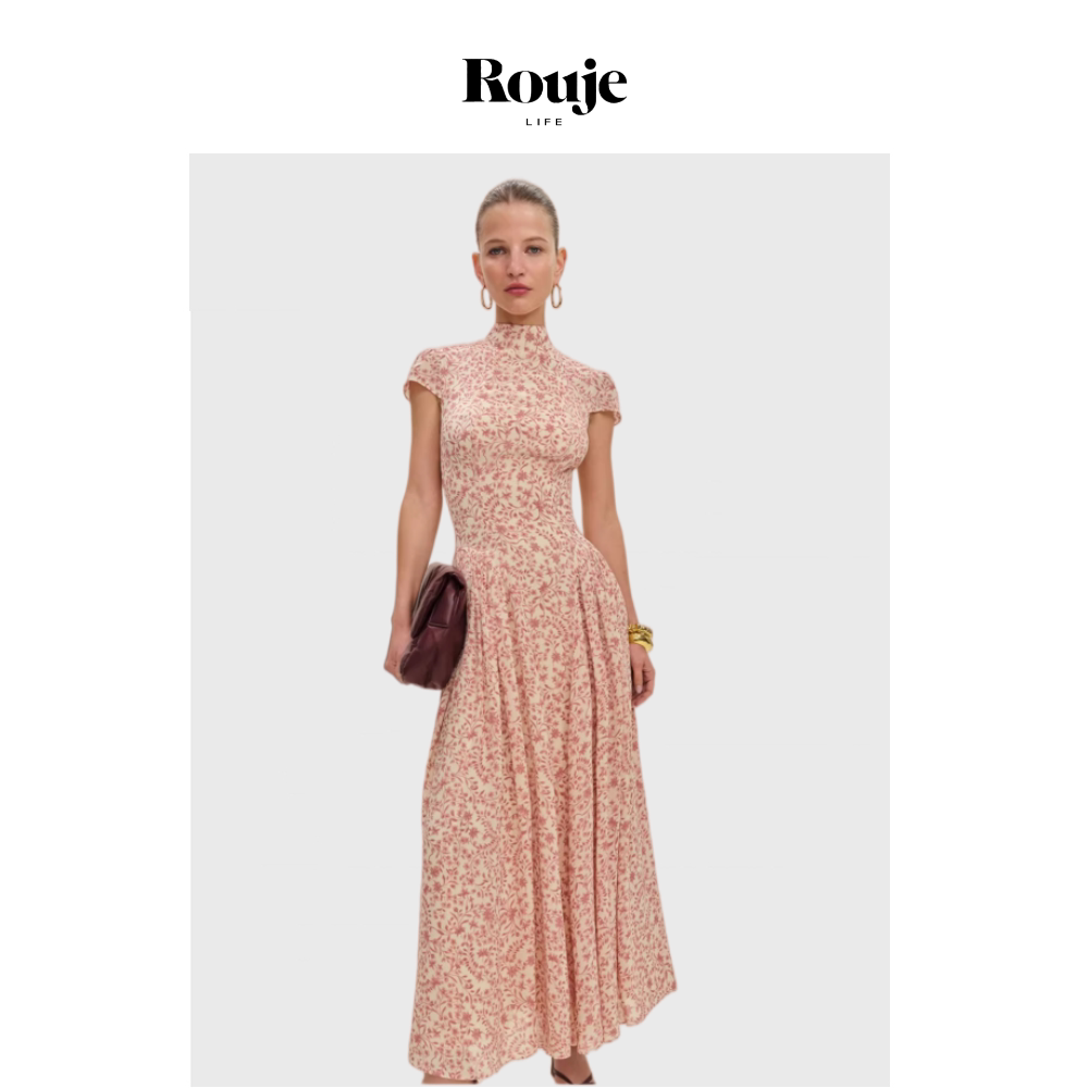 【现货】Rouje Life法式连衣裙三亚海边穿搭度假初夏巨好看碎花裙