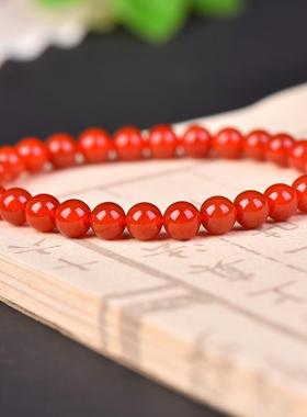 天然红玛瑙中国风手链