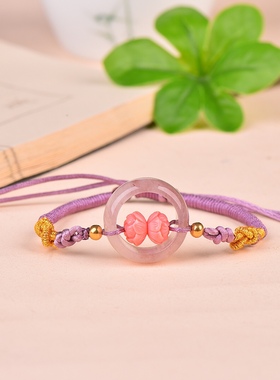 手链手串新疆和田玉金丝玉