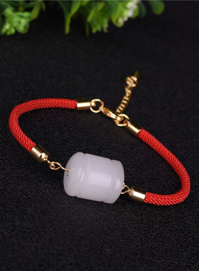 天然转运珠本命年红绳可调节手链