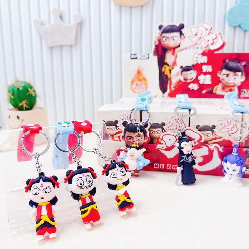 卡通创意立体小公仔动漫周边可爱装饰钥匙扣盲盒潮玩挂件挂饰手办