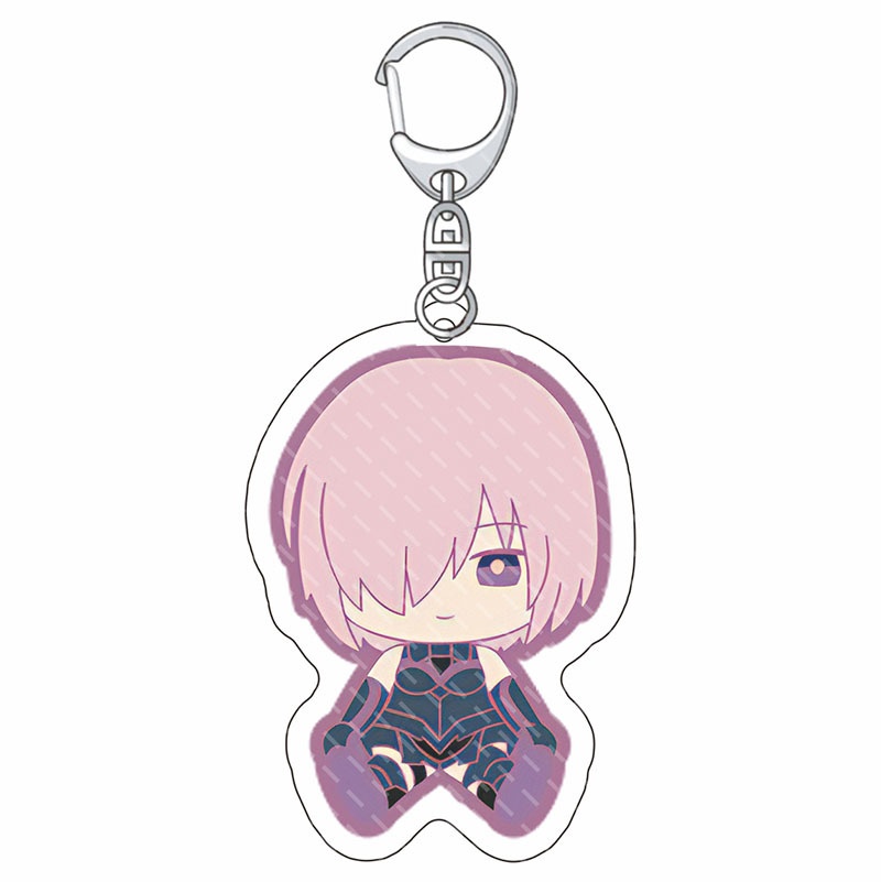 Fate/Grand Order动漫游戏周边钥匙扣藤丸立香亚克力挂件样品展示