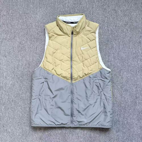 正品Nike耐克男子冬季运动跑步训练防风保暖立领棉马甲DD5648-379